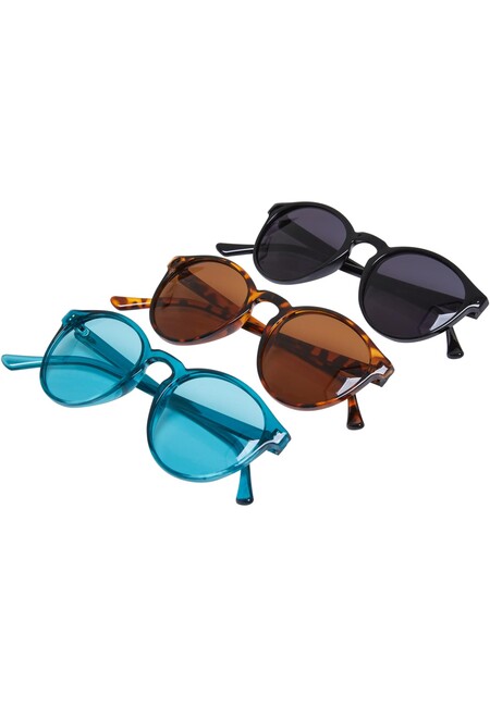 Urban Classics Sunglasses Cypress 3-Pack black/watergreen/amber -  Gangstagroup.de - Online Hip Hop Fashion Store