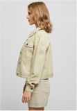 Urban Classics Ladies Oversized Colored Denim Jacket softseagrass