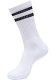 Urban Classics Double Stripe Socks 5-Pack white/black