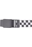 Urban Classics UC Canvas Belt Checkerboard 150cm black/white