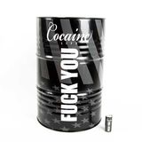 Fass Cocaine Life steel barrel 200l Black