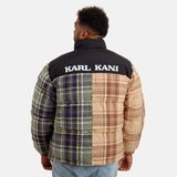 Winter jacken Karl kani OG Flannel Block Puffer Jacket multicolor