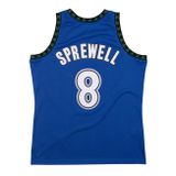 Mitchell &amp; Ness Minnesota Timberwolves #8 Latrell Sprewell royal Swingman Jersey 