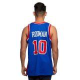 Mitchell &amp; Ness Detroit Pistons #10 Dennis Rodman blue/red Swingman Jersey 