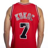 Mitchell &amp; Ness Chicago Bulls #7 Toni Kukoc red / black Swingman Jersey 