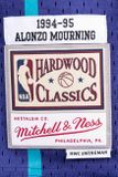 Mitchell &amp; Ness Charlotte Hornets #33 Alonzo Mourning Swingman Jersey purple