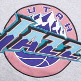 Mitchell &amp; Ness sweatshirt Utah Jazz Pinnacle Heavyweight Fleece Hoody grey