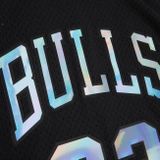 Mitchell &amp; Ness Chicago Bulls #33 Scottie Pippen Iridescent Swingman Jersey black