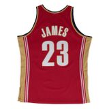 Mitchell &amp; Ness Cleveland Cavaliers #23 LeBron James Swingman Jersey dark red
