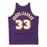 Mitchell &amp; Ness Los Angeles Lakers #33 Kareem Abdul-Jabbar Swingman Jersey purple