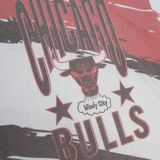 T-shirt Mitchell &amp; Ness Chicago Bulls Paintbrush Sublimated Tee white