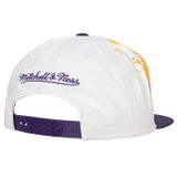 Mitchell &amp; Ness snapback Los Angeles Lakers Hot Fire Snapback white