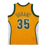 Mitchell &amp; Ness Seattle Supersonics #35 Kevin Durant Alternate Jersey yellow