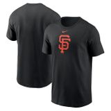 Nike T-shirt Men&#039;s Fuse Large Logo Cotton Tee San Francisco Giants black