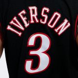 Mitchell &amp; Ness Philadelphia 76ers #3 Allen Iverson black Swingman Jersey