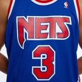 Mitchell &amp; Ness New Jersey Nets #3 Drazen Petrovic Swingman Jersey