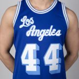 Mitchell &amp; Ness Los Angeles Lakers #44 Jerry West royal Swingman Jersey 