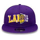 Kappe New Era 9Fifty Half Stitch LA Lakers Purple Snapback Cap Snapback Cap