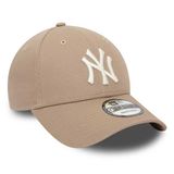 Kappe New Era 9FORTY Adjustable Cap New York Yankees League Essential Brown Beige