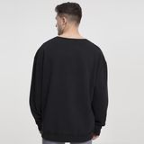 Herren Sweatshirt Urban Classics Oversized Open Edge Crew black