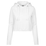 Sweatshirt Urban Classics Ladies Interlock Short Hoody white