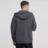 Sweatshirt Urban Classics Basic Zip Hoody charcoal