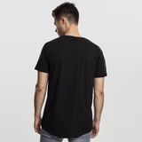 Herren T-shirt Urban Classics Shaped Long Tee black