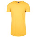 Herren T-shirt Urban Classics Shaped Long Tee chrome yellow