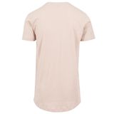 Herren T-Shirt Urban Classics Shaped Long Tee light rose