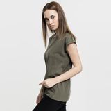 T-Shirt Urban Classics Ladies Extended Shoulder Tee olive