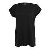 T-Shirt Urban Classics Ladies Extended Shoulder Tee black