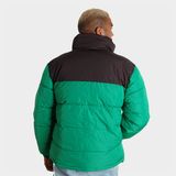 Winter Jacken Karl Kani Retro Block Reversible Puffer Jacket green/black/white