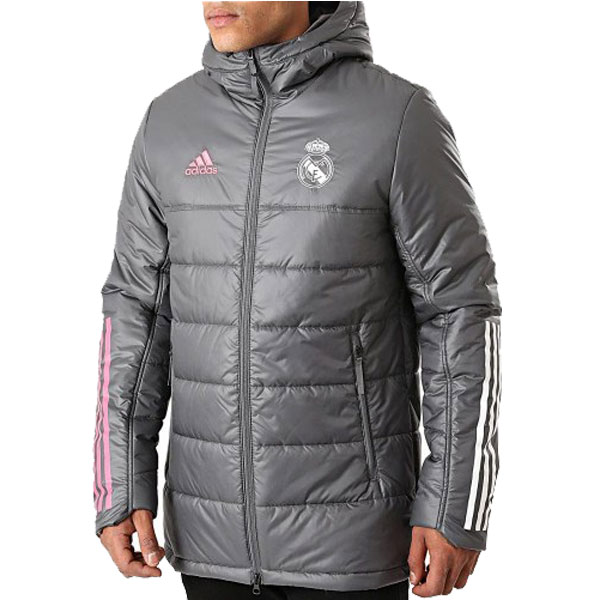 Winter Jacken Adidas Real Madrid Winter Jacket Grey Gangstagroup De Online Hip Hop Fashion Store