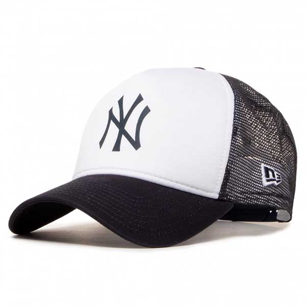 NEW ERA 940 Af trucker MLB team colour block NY cap Black White -  Gangstagroup.de - Online Hip Hop Fashion Store