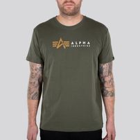 T-shirt Alpha Industries Alpha Label T Olive