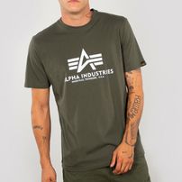 Herren T-Shirt Alpha Industries Basic T-Shirt Dark Olive
