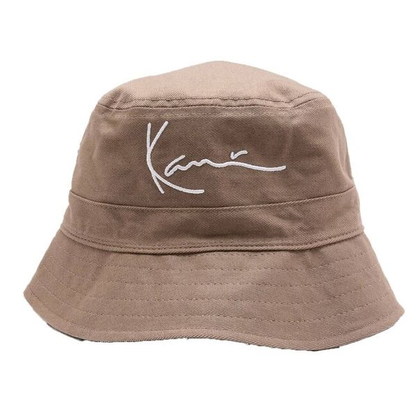 Karl Kani Signature Paisley Reversible Bucket Hat beige