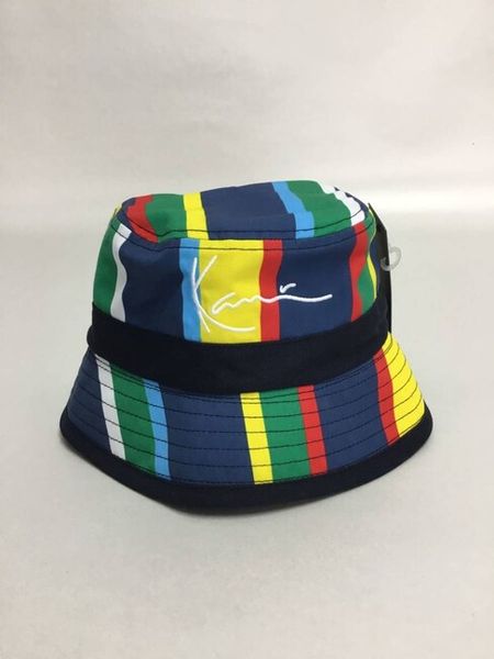 Karl Kani Signature Reversible Stripe Bucket Hat multicolor (7015522)