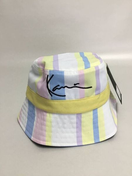 Karl Kani Signature Reversible Stripe Bucket Hat multicolor (7115126)