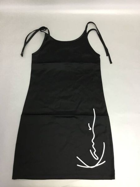 Karl Kani Signature Satin Dress black