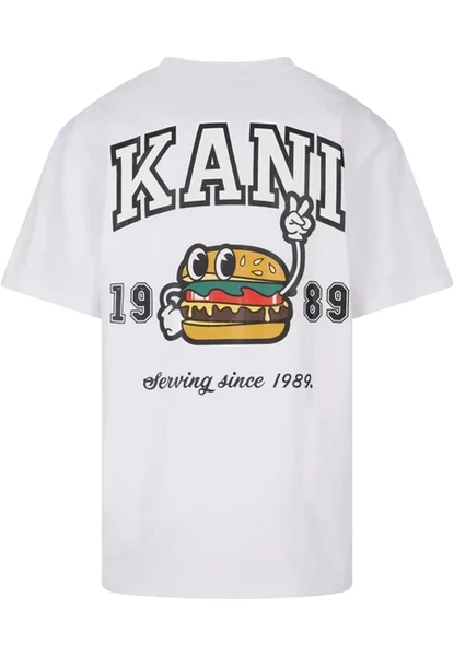 Karl Kani Small Signature Burger Tee white