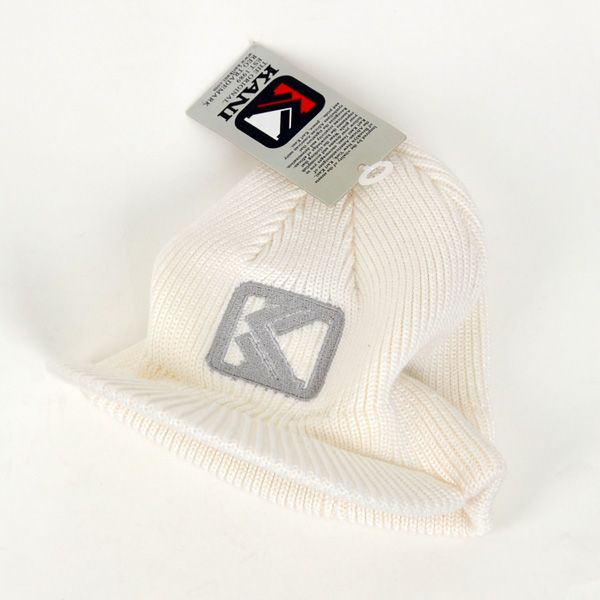 Winter kappe Karl Kani K-Logo Beanie White