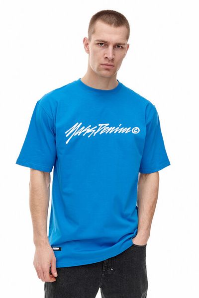 Mass Denim Initials T-shirt blue