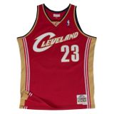 Mitchell & Ness Cleveland Cavaliers #23 LeBron James Swingman Jersey dark red