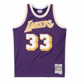 Mitchell & Ness Los Angeles Lakers #33 Kareem Abdul-Jabbar Swingman Jersey purple
