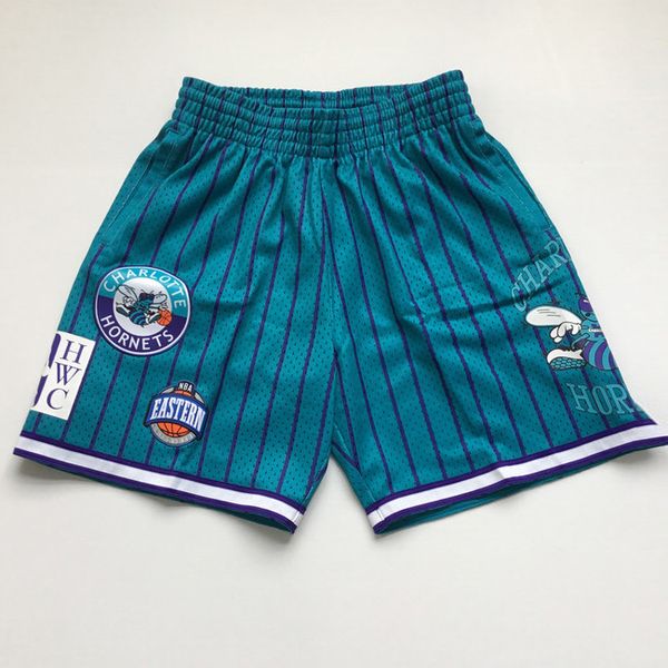 Mitchell & Ness shorts Charlotte Hornets City Collection Mesh Short teal/purple