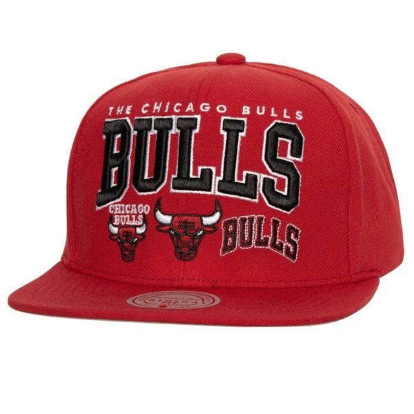 Mitchell & Ness snapback Chicago Bulls Champ Stack Snapback red