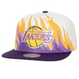 Mitchell & Ness snapback Los Angeles Lakers Hot Fire Snapback white
