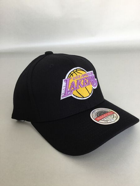 Mitchell & Ness snapback Los Angeles Lakers Team Logo High Crown Red black
