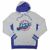 Mitchell & Ness sweatshirt Utah Jazz Pinnacle Heavyweight Fleece Hoody grey